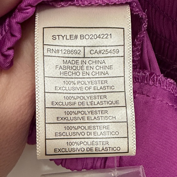 NWT Steve Madden Magenta Button-Down Shirt - Small - Picture 7 of 10